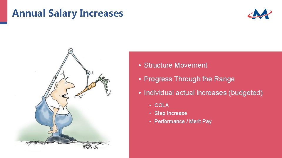 Annual Salary Increases • Structure Movement • Progress Through the Range • Individual actual Annual Salary Increases • Structure Movement • Progress Through the Range • Individual actual