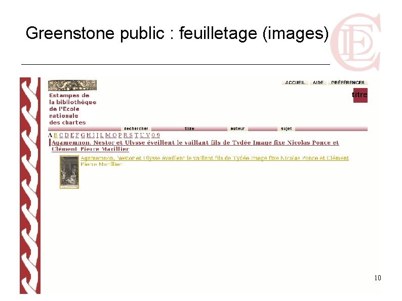 Greenstone public : feuilletage (images) 10 