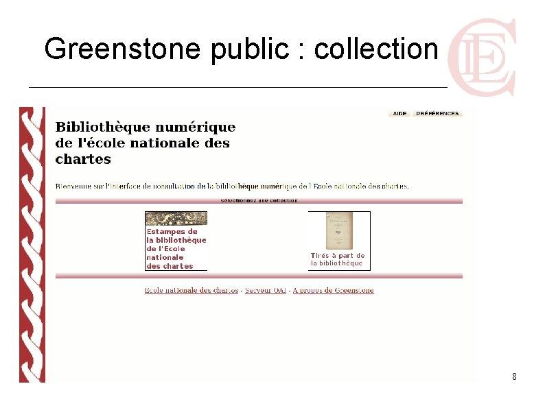 Greenstone public : collection 8 