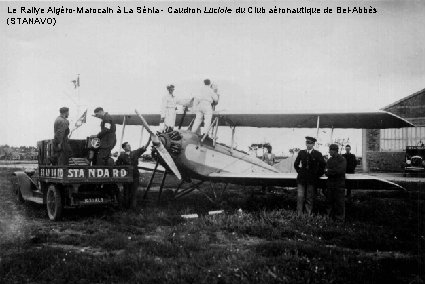 Le Rallye Algéro-Marocain à La Sénia - Caudron Luciole du Club aéronautique de Bel-Abbès