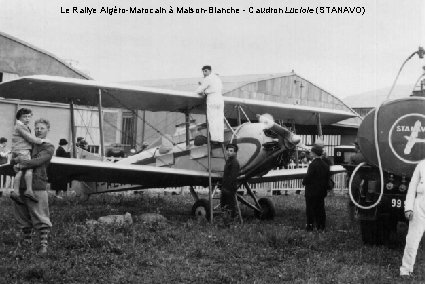 Le Rallye Algéro-Marocain à Maison-Blanche - Caudron Luciole (STANAVO) 