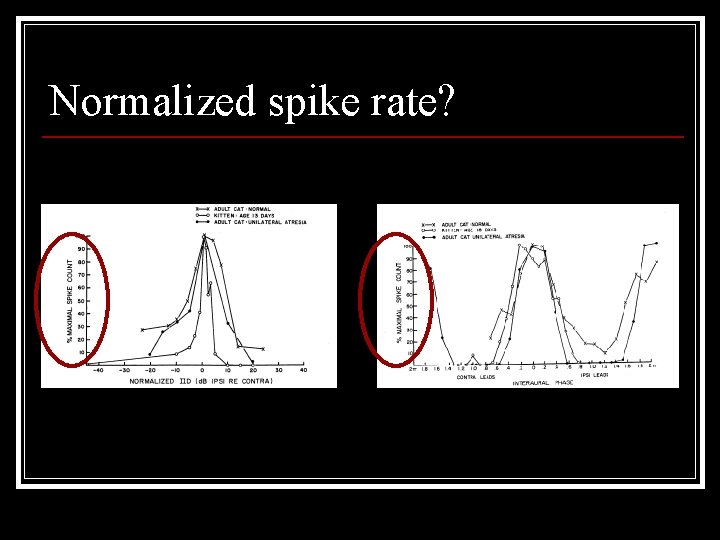 Normalized spike rate? 