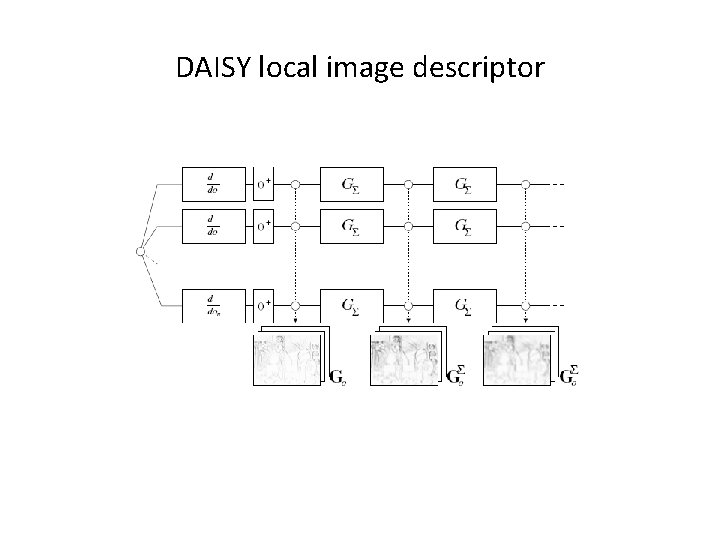 DAISY local image descriptor 