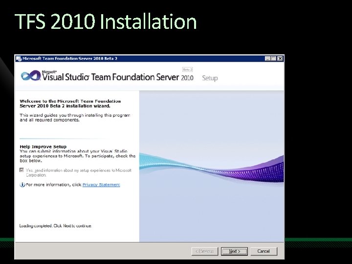 TFS 2010 Installation 