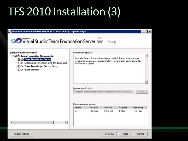 TFS 2010 Installation (3) 