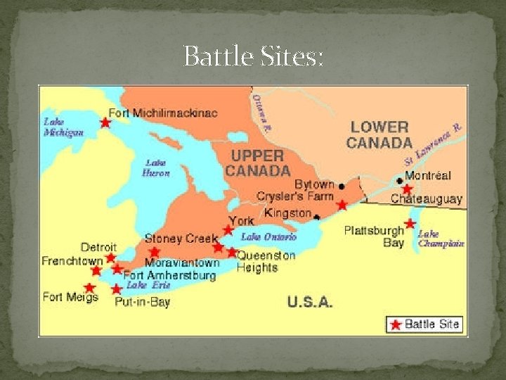 Battle Sites: 