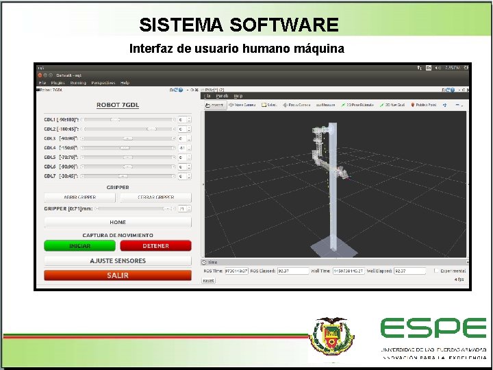SISTEMA SOFTWARE Interfaz de usuario humano máquina 