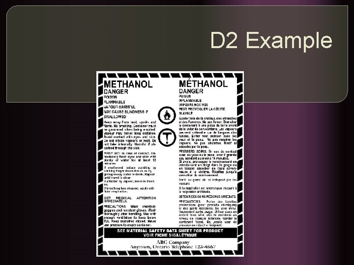 D 2 Example 