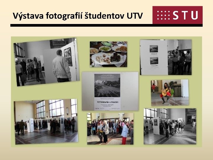 Výstava fotografií študentov UTV 