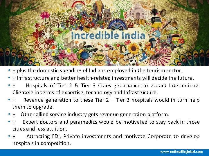  • + plus the domestic spending of Indians employed in the tourism sector.