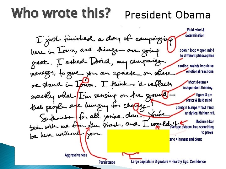 Who wrote this? President Obama 
