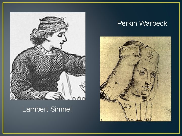 Perkin Warbeck Lambert Simnel 