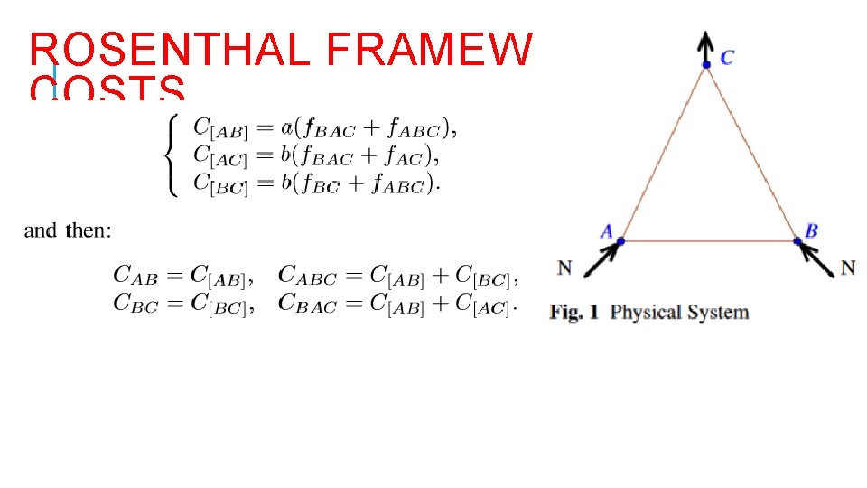 ROSENTHAL FRAMEWORK, LIN COSTS 