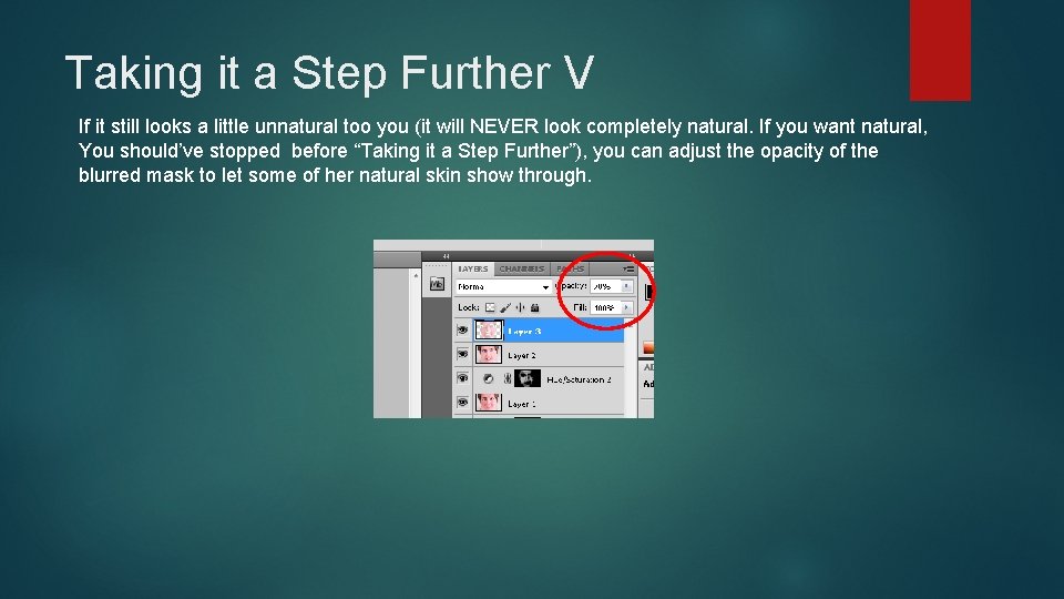 Taking it a Step Further V If it still looks a little unnatural too Taking it a Step Further V If it still looks a little unnatural too