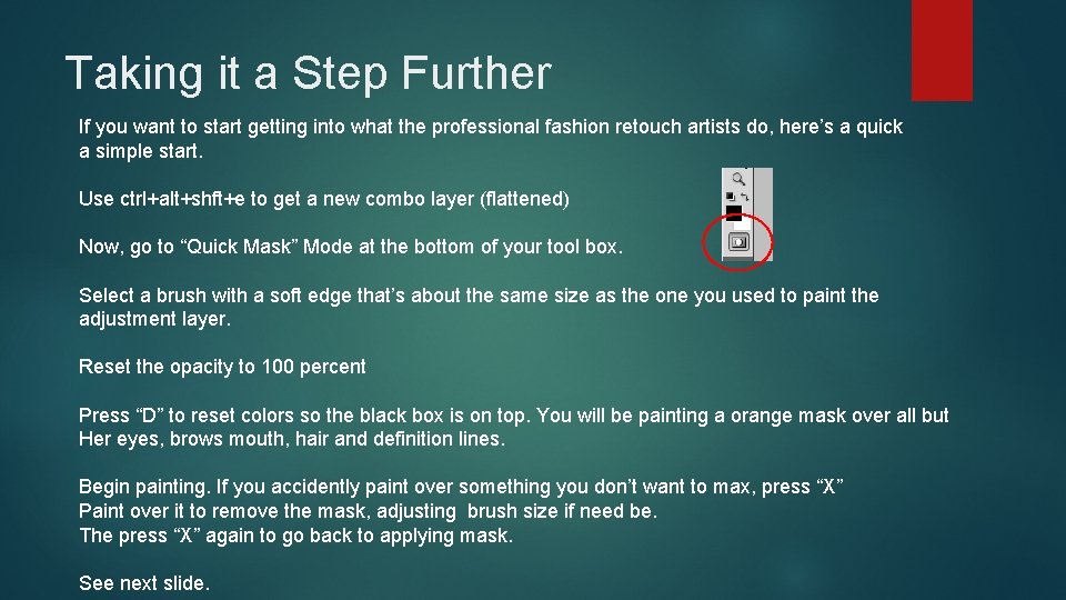 Taking it a Step Further If you want to start getting into what the Taking it a Step Further If you want to start getting into what the