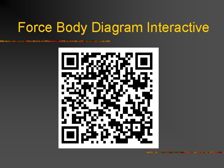 Force Body Diagram Interactive 