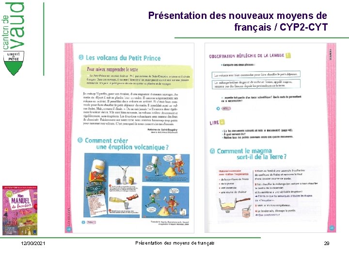 Présentation des nouveaux moyens de français / CYP 2 -CYT 12/30/2021 Présentation des moyens