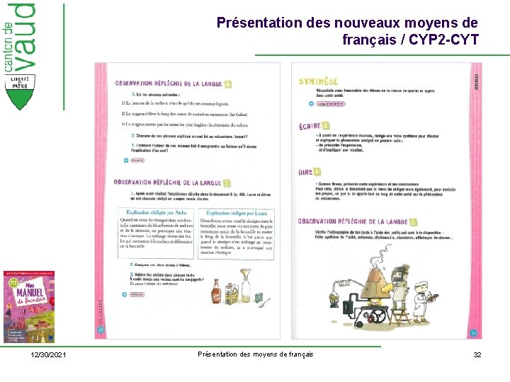 Présentation des nouveaux moyens de français / CYP 2 -CYT 12/30/2021 Présentation des moyens