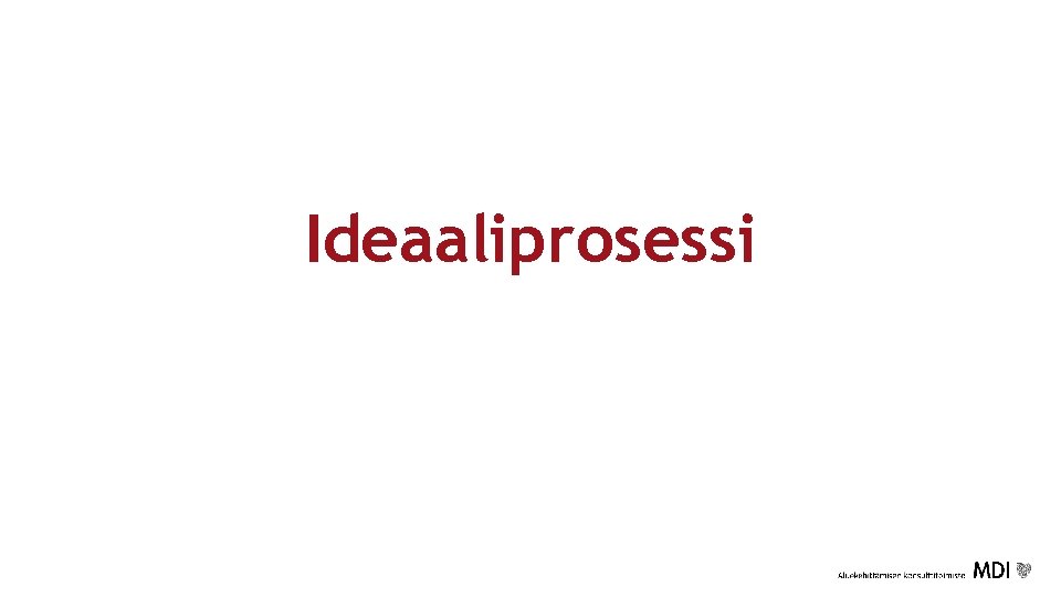 Ideaaliprosessi 