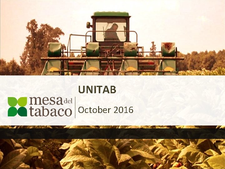 UNITAB October 2016 