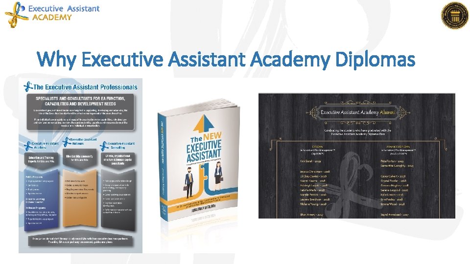 Why Executive Assistant Academy Diplomas 