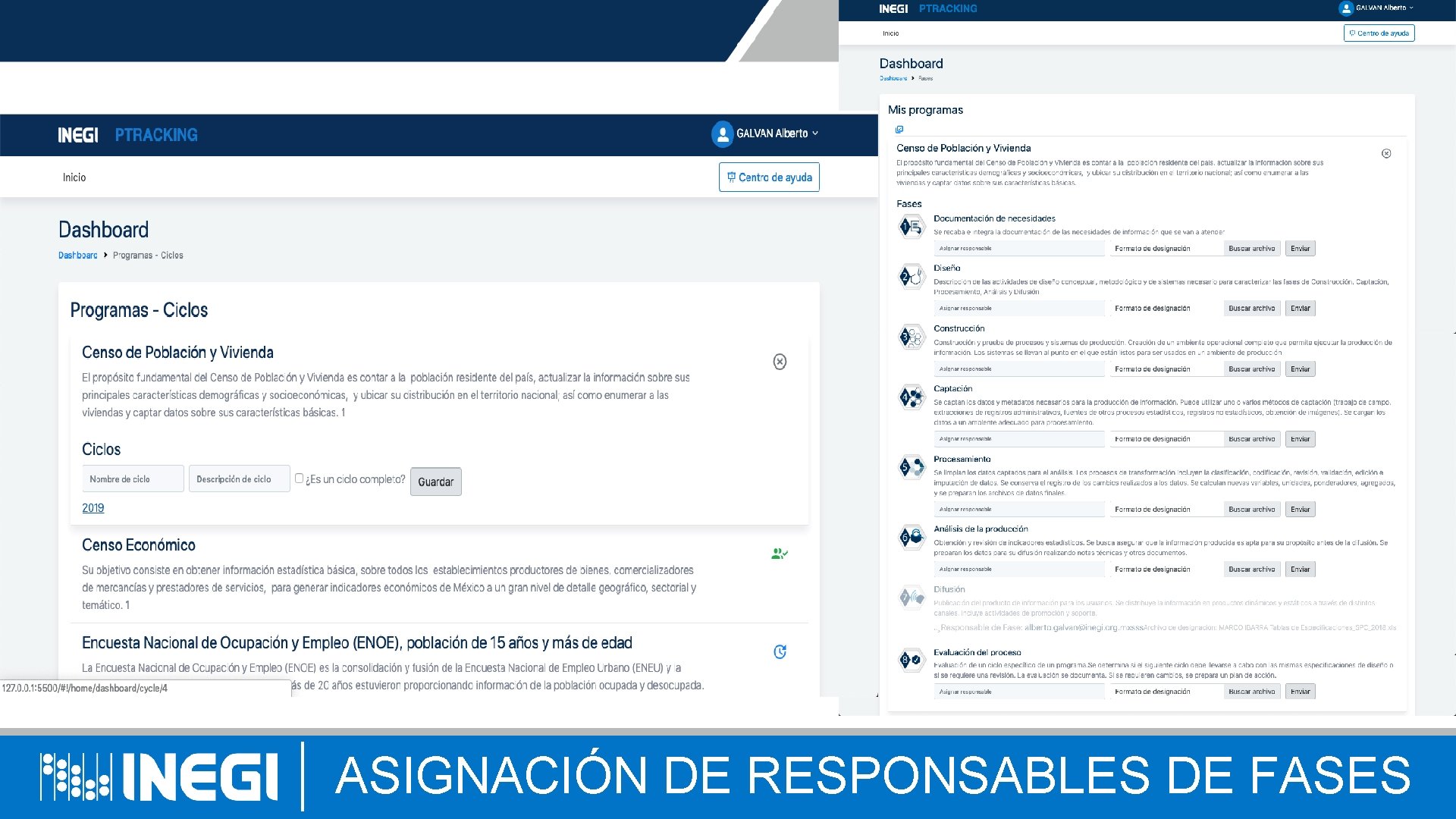 ASIGNACIÓN DE RESPONSABLES DE FASES 