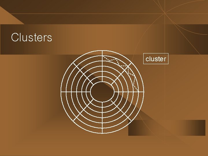 Clusters cluster 
