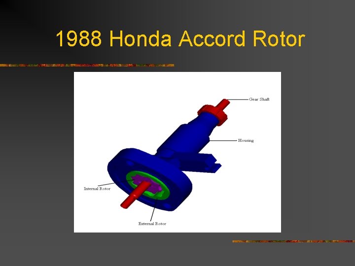 1988 Honda Accord Rotor 