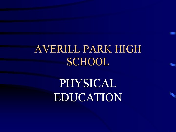 AVERILL PARK HIGH SCHOOL PHYSICAL EDUCATION PE STAFF