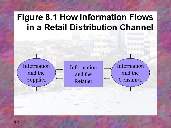 Figure 8. 1 How Information Flows in a Retail Distribution Channel Information and the Figure 8. 1 How Information Flows in a Retail Distribution Channel Information and the