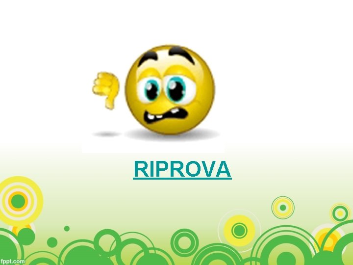 RIPROVA 