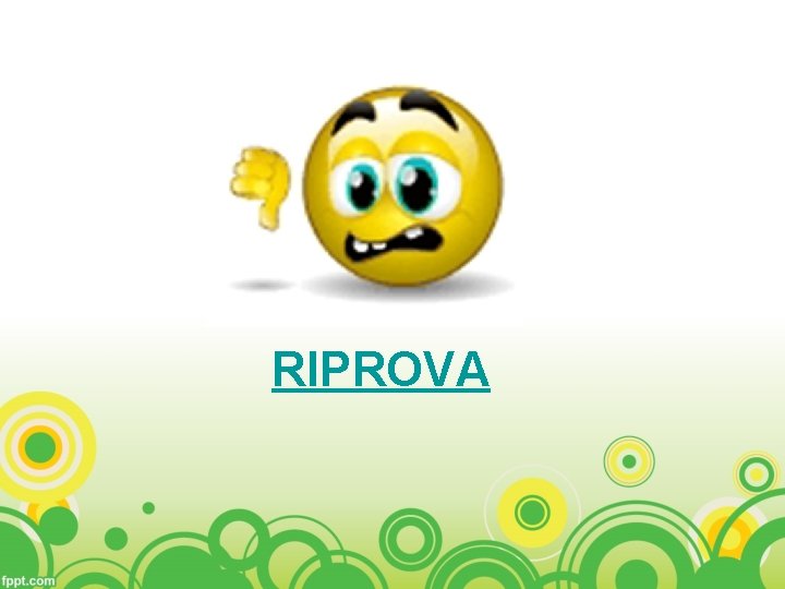RIPROVA 