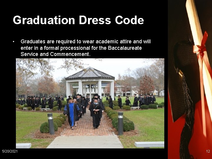 baccalaureate attire