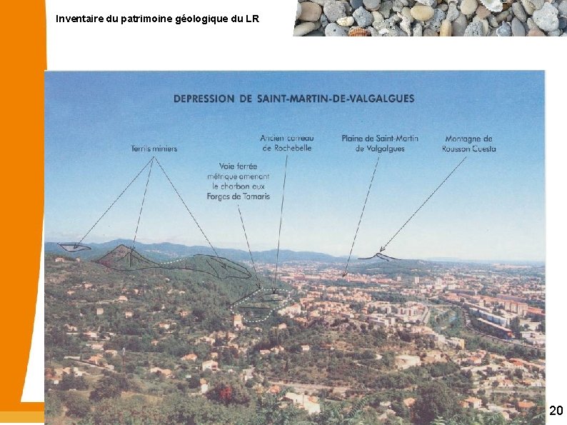 Inventaire du patrimoine géologique du LR 20 