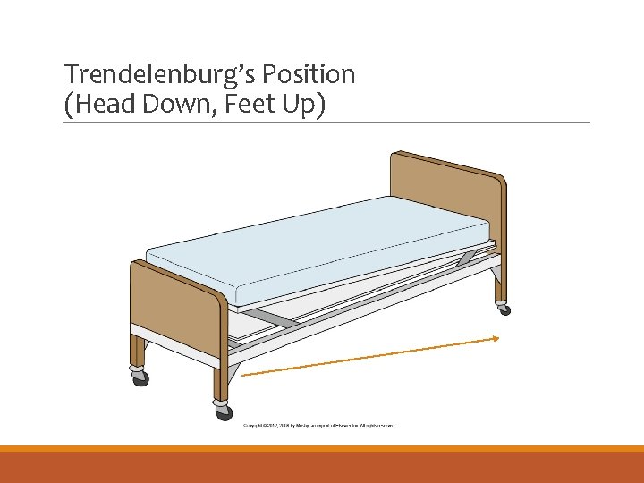 Trendelenburg’s Position (Head Down, Feet Up) 