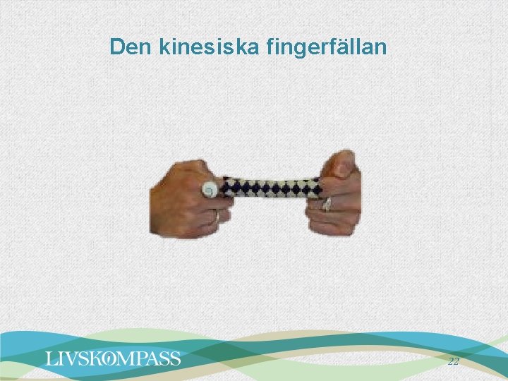 Den kinesiska fingerfällan 22 