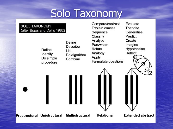 Solo Taxonomy 