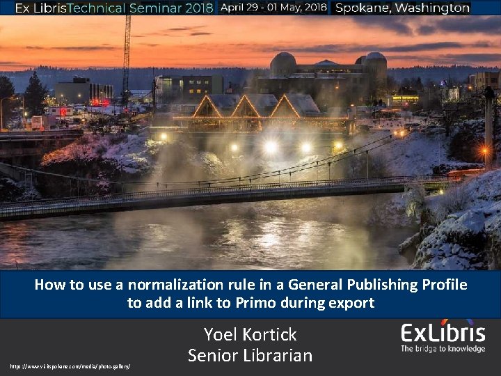 How to use a normalization rule in a