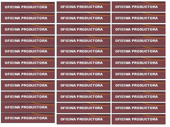 OFICINA PRODUCTORA OFICINA PRODUCTORA OFICINA PRODUCTORA OFICINA PRODUCTORA OFICINA PRODUCTORA OFICINA PRODUCTORA OFICINA PRODUCTORA