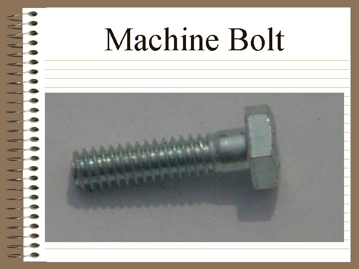 Machine Bolt 