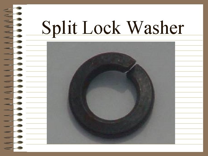 Split Lock Washer 