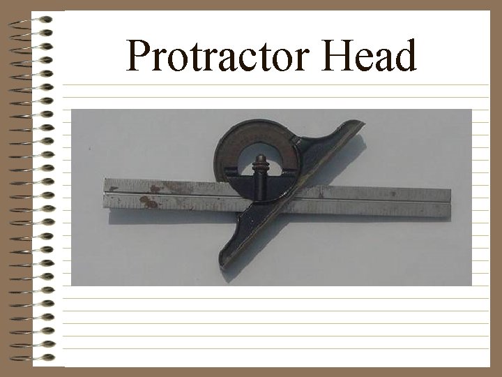 Protractor Head 
