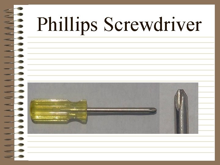 Phillips Screwdriver 