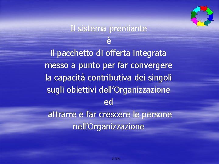 Il sistema premiante è il pacchetto di offerta integrata messo a punto per far