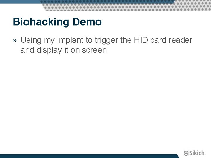 Biohacking Demo » Using my implant to trigger the HID card reader and display