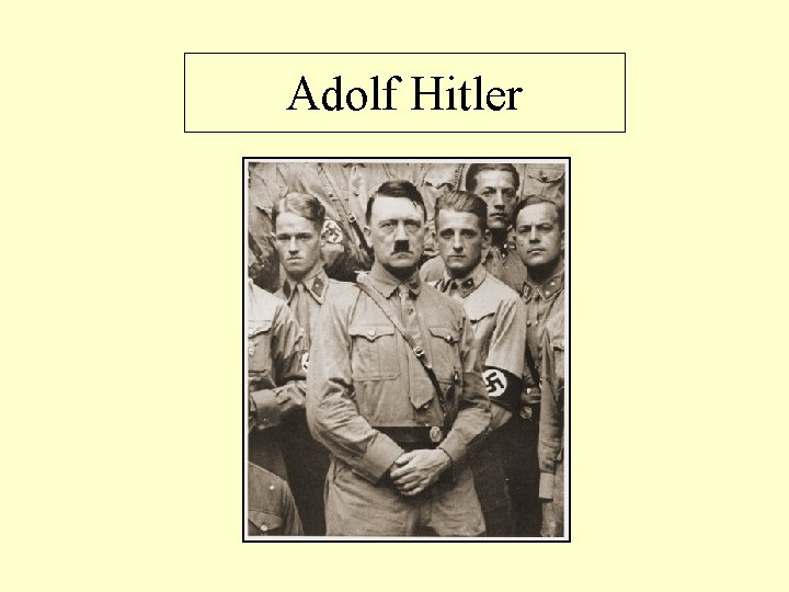 Adolf Hitler 