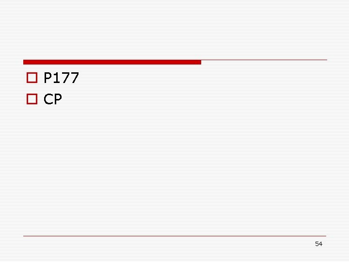 o P 177 o CP 54 o P 177 o CP 54