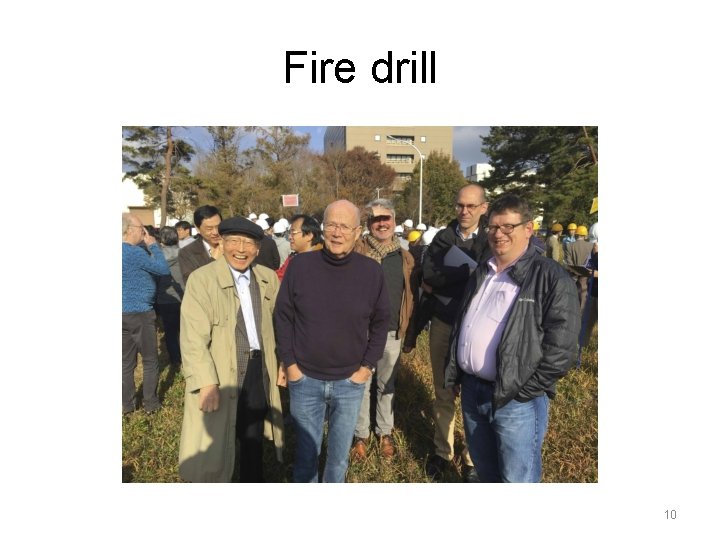 Fire drill 10 