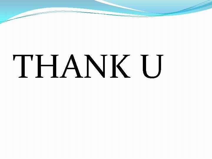 THANK U 