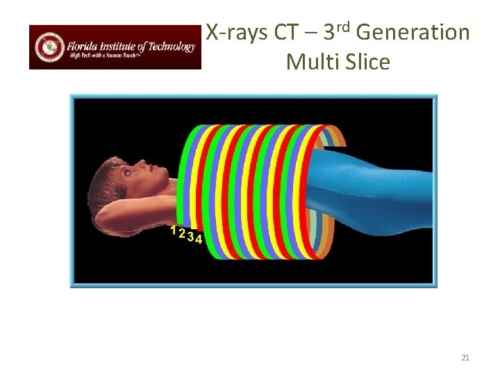 X-rays CT – 3 rd Generation Multi Slice 21 